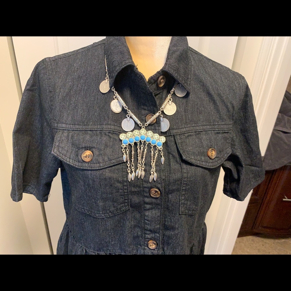 Black Denim Dress